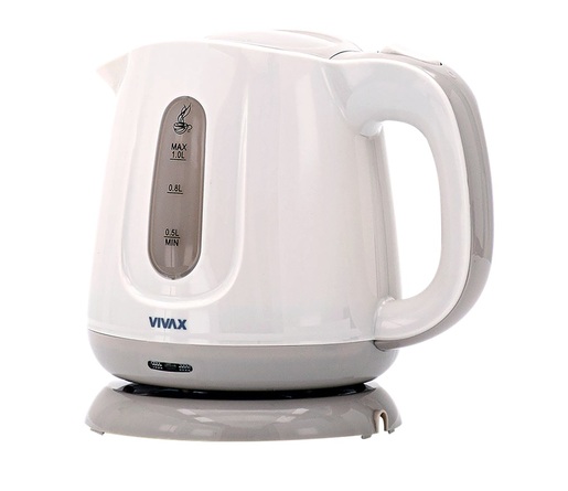 VIVAX kuhalo za vodu WH-103WB, 1100 W, 1 L, bijelo/sivo