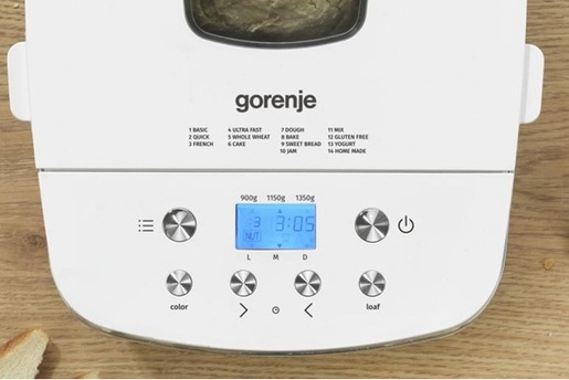 GORENJE pekač hljeba BM 1350 W, 700W, bijeli