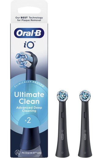 Oral-B zamjenska glava za iO seriju Ultimate Clean, 2 kom, BLACK