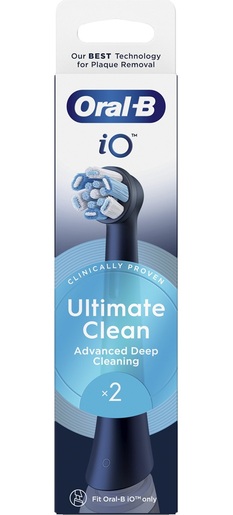 Oral-B zamjenska glava za iO seriju Ultimate Clean, 2 kom, BLACK
