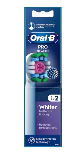 Oral-B zamjenska glava za četkicu 3D White, 2 kom
