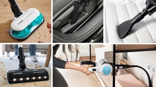 BOSCH štapni usisivač BCS71HYG2 Unlimited 7 ProHygienic Aqua, 18 V, do 40 min, bijeli