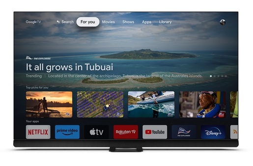 PHILIPS OLED+ televizor 55OLED908/12, 4K Ultra HD, Smart TV,  Google TV, Ambilight , 120 Hz, zvuk Bowers & Wilkins 80W