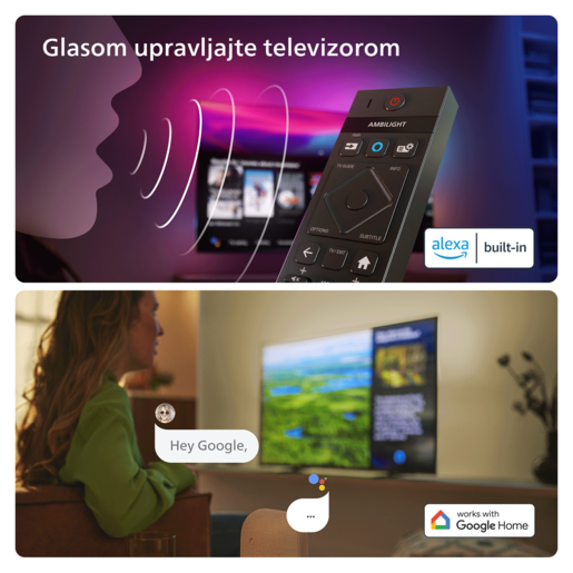 PHILIPS LED televizor The One 55PUS8919/12 4K Ultra HD, Smart TV, TITAN OS,  Ambilight s 3 strane, VRR 144Hz, HDMI 2.1, Crni