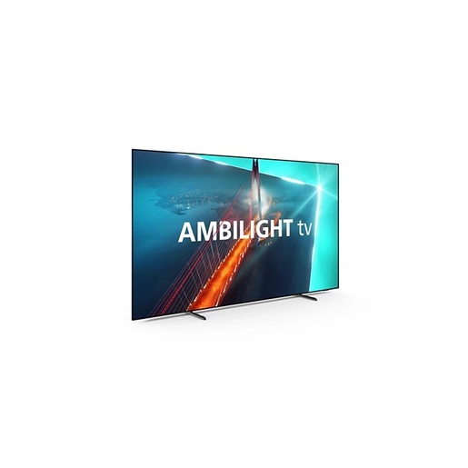 PHILIPS OLED televizor 48OLED708/12, 4K Ultra HD, Smart TV, Google TV™, Ambilight sa 3 strane, 120 Hz, P5 AI savršeni procesor,  Metalni okvir