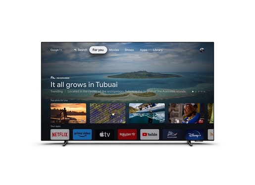 PHILIPS OLED televizor 48OLED708/12, 4K Ultra HD, Smart TV, Google TV™, Ambilight sa 3 strane, 120 Hz, P5 AI savršeni procesor,  Metalni okvir