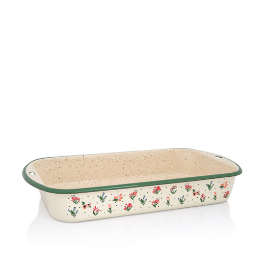 Metalac tepsija četvrtasta CVIJETNA RADOST 34cm