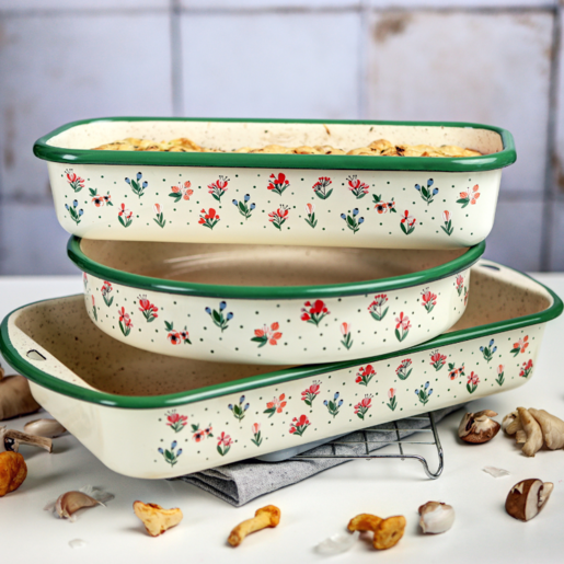 Metalac tepsija četvrtasta CVIJETNA RADOST 34cm