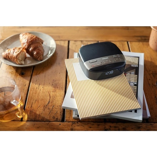 Philips TAR3505/12 budilnik; FM; DAB+; Dvostruki alarm;Izlazna snaga (RMS) 1W;