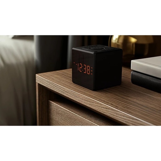 Philips radio sa satom TAR4500; Velik, jasan zaslon; Sustav s dva alarma; FM digitalno podešavanje; Praktični USB-C priključak; boja crna