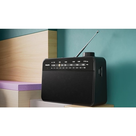 Philips TAR2509/10 prijenosni FM/AM radio; Analogno podešavanje; Napajanje izmjen. strujom ili baterijom