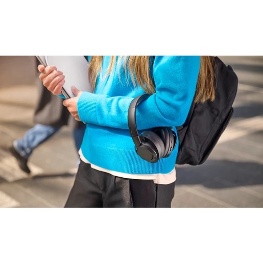 Philips TAH6509BK/00 BT overhead slušalice sa Noise Cancelling Pro tehnologijom, do 70h reprodukcije. Prirodan zvuk, dinamičan bas. Lagane, udobne i sklopive