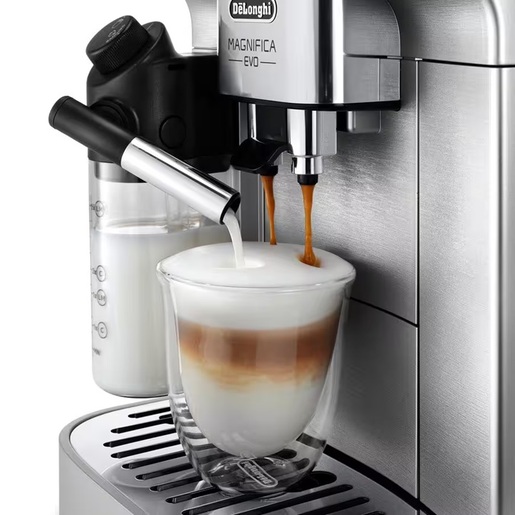 DeLonghi aparat za espresso kafu ECAM290.85.SBX EX:1  Magnifica Evo, crno-srebrna, automatski