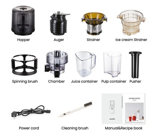 HUROM sokovnik H70ST-BES02FG hladno cijeđenje; 50 rpm; Forest Green