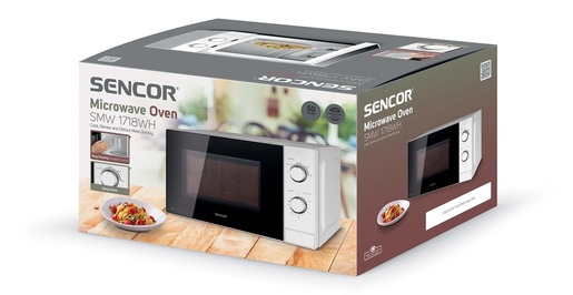 SENCOR mikrovalna pećnica SMW 1718WH, 700 W, 20 L