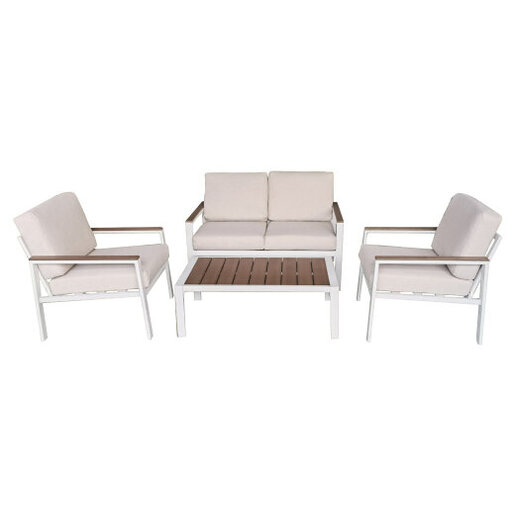 Baštenska garnitura bijela CUBA