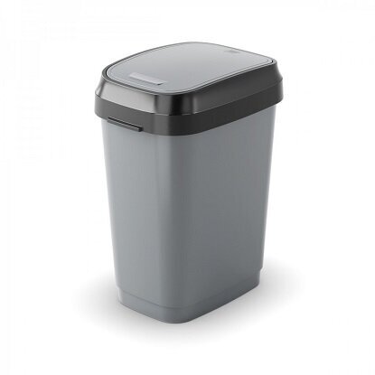 KETER Kanta za otpatke 10L siva dual swing KIS