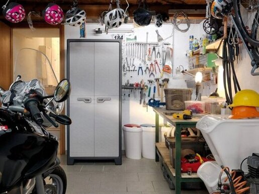 KETER Ormar 80x44x182 sivi visoki PVC TITAN