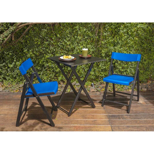 Balkonski set sklop.drv.3/1 DARK BLUE