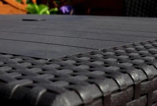 KETER Stol 95x95x74.5cm sivi QUARTET