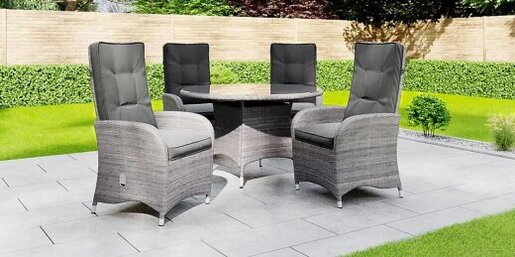 Garnitura Trinidad siva LN521 RATTAN