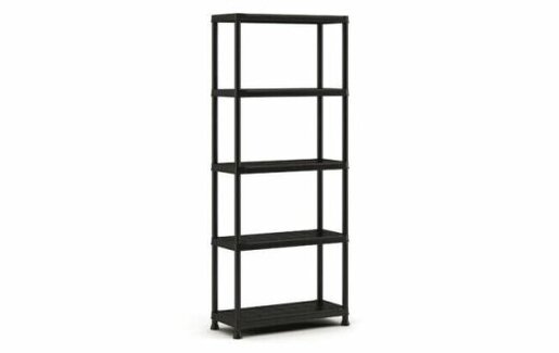KETER Polica 75kg/5 crna PVC PLUS SHELF