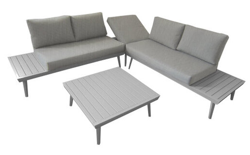 Ugaona Lounge garnitura siva CAPRI