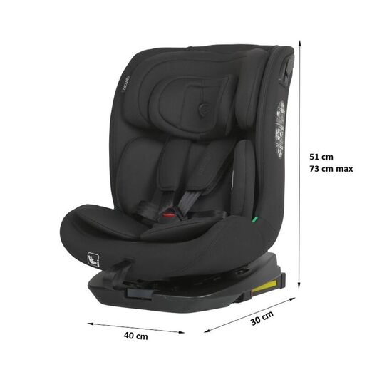 Coccolle® autosjedalica iSize 40-150 cm 360° Nobi, Diamond Black