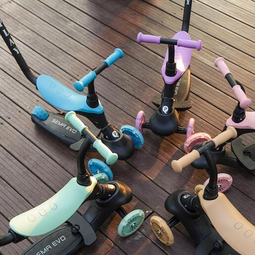 QPlay® dječiji romobil Sema 5u1 – Lila