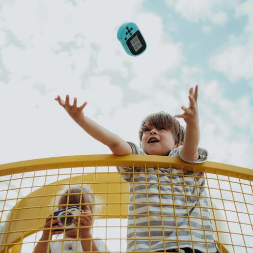 Kidywolf KIDYCAM Vodootporni dječiji fotoaparat – Cyan