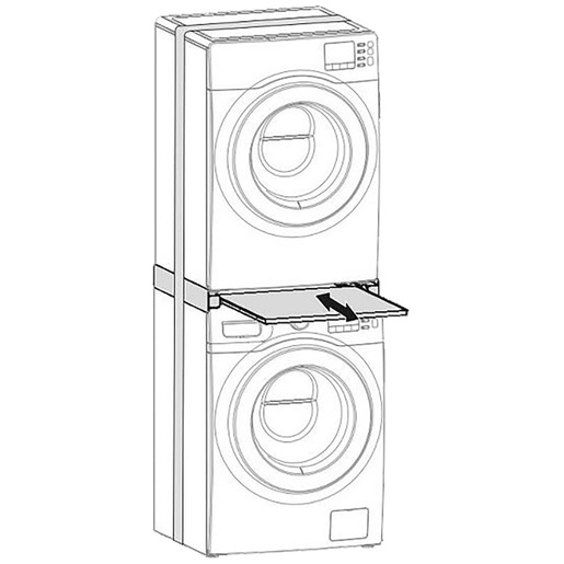 Superior postolje za postavljanje sušilice na mašinu za veš Tower Pro