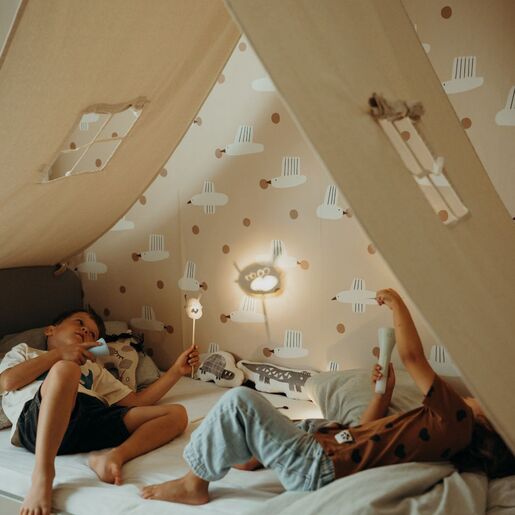 Kidywolf KIDYFLASHLIGHT 3-u-1 Multifunkcionalna dječija lampa Nude