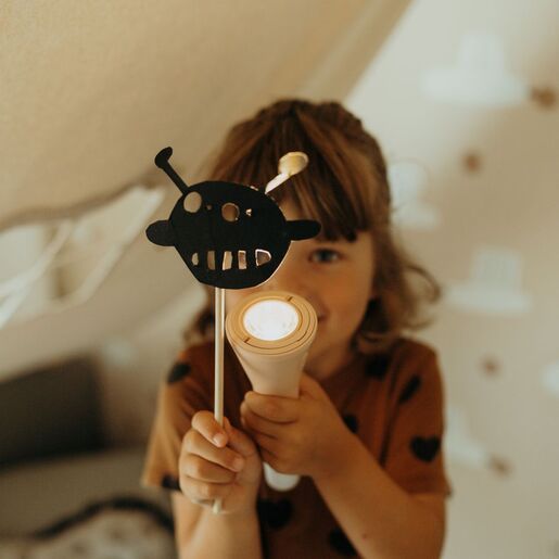 Kidywolf KIDYFLASHLIGHT 3-u-1 Multifunkcionalna dječija lampa Blue