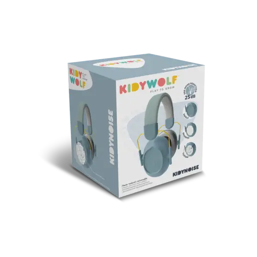 Kidywolf KIDYNOISE Dječije slušalice protiv buke (25 dB) – Blue