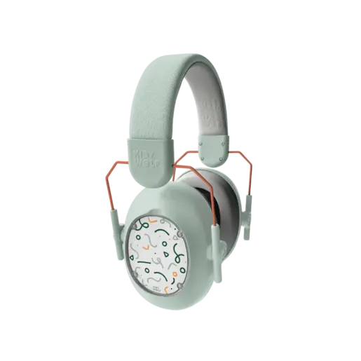 Kidywolf KIDYNOISE Dječije slušalice protiv buke (25 dB) – Green