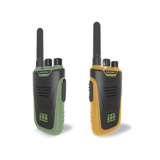 Kidywolf KIDYTALK Walkie-talkie za djecu (6 km domet) – Green Orange