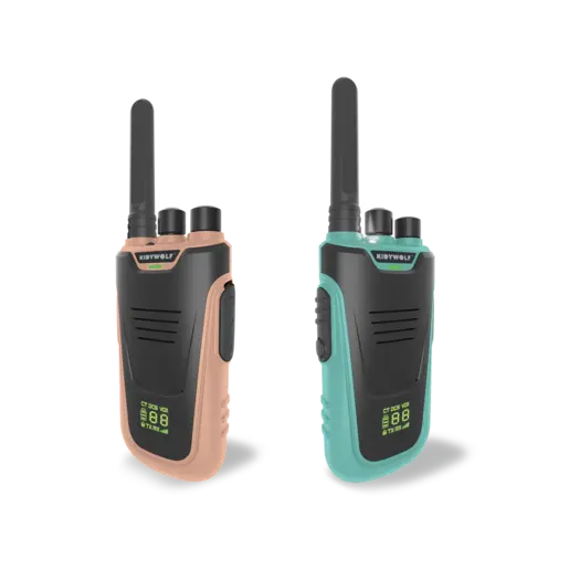 Kidywolf KIDYTALK Walkie-talkie za djecu (6 km domet) – Nude Cyan