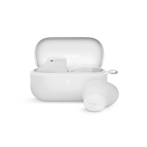 Philips TAT2149WT/00 slušalice BT, sićušne ali moćne in-ear slušalice, do 14h reprodukcije, kutija za punjenje se može staviti na privjesak za ključeve, IPX4 zaštita, Boja bijela