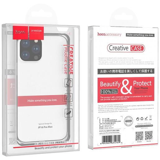 hoco. Maska za iPhone 16 Pro Max - TPU case for iPhone 16 Pro Max