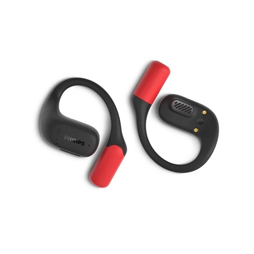 Philips TAA6709BK/00 sportske Bluetooth slušalice otvorenog dizajna, IP55 zaštita od prašine/vode, do 28h reprodukcije, prilagodljive dodirne kontrole na slušalicama