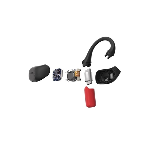 Philips TAA6709BK/00 sportske Bluetooth slušalice otvorenog dizajna, IP55 zaštita od prašine/vode, do 28h reprodukcije, prilagodljive dodirne kontrole na slušalicama