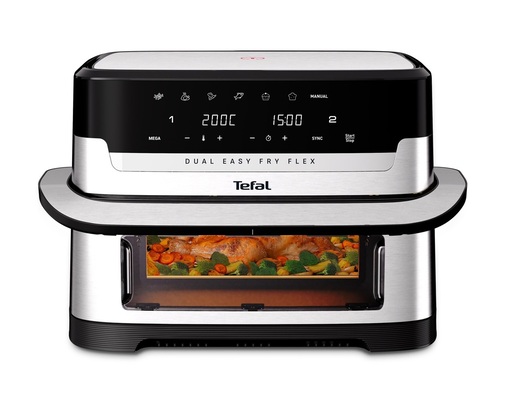 TEFAL friteza na vrući zrak EY922DE0 Easy Fry Flex, dvostruka, 9 L