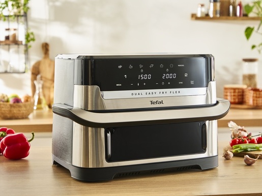 TEFAL friteza na vrući zrak EY922DE0 Easy Fry Flex, dvostruka, 9 L