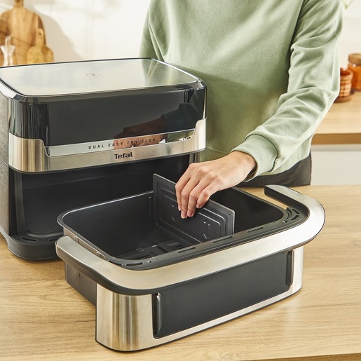 TEFAL friteza na vrući zrak EY922DE0 Easy Fry Flex, dvostruka, 9 L