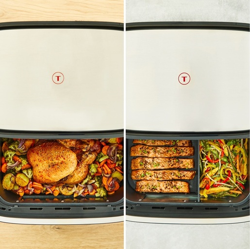 TEFAL friteza na vrući zrak EY922DE0 Easy Fry Flex, dvostruka, 9 L