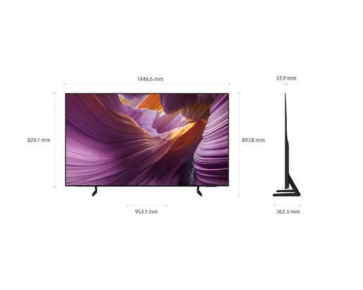 SAMSUNG OLED televizor QE55S85FAUXXH , 4K Ultra HD, Smart TV, NQ4 AI Gen2 procesor, 100 Hz, OLED HDR Pro tehnologija, Grafit crna