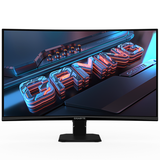 GIGABYTE monitor GS27QCA gaming zakrivljeni, 27, QHD, VA ,250 cd/m2, AMD FreeSync Premium, HDR Ready, HDMI, DP, 180Hz, 1ms