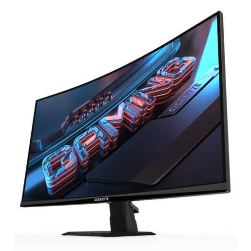 GIGABYTE monitor GS27QCA gaming zakrivljeni, 27, QHD, VA ,250 cd/m2, AMD FreeSync Premium, HDR Ready, HDMI, DP, 180Hz, 1ms