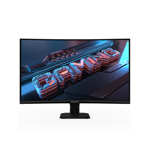 GIGABYTE monitor GS27QCA gaming zakrivljeni, 27, QHD, VA ,250 cd/m2, AMD FreeSync Premium, HDR Ready, HDMI, DP, 180Hz, 1ms