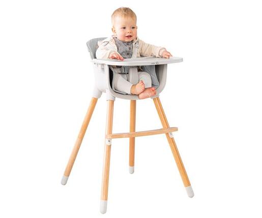 Roba Kids Hranilica za bebe StyleUp wood 2u1, Siva